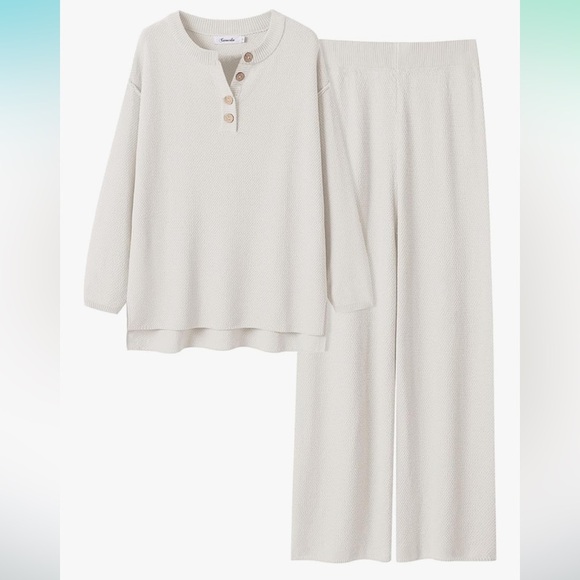 NWT Elegant White Women's lounge Set small - Picture 1 of 8